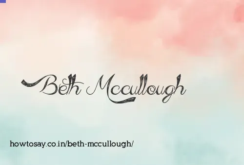 Beth Mccullough