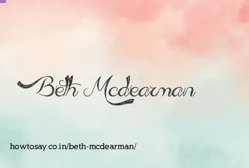 Beth Mcdearman