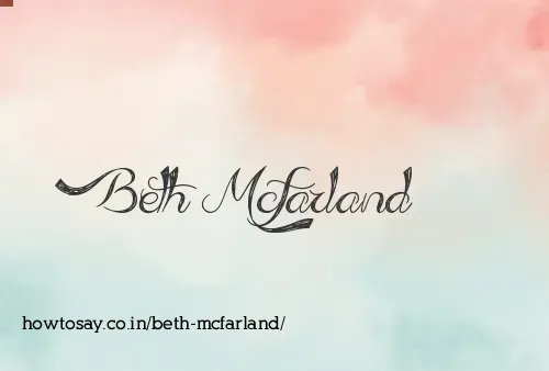 Beth Mcfarland