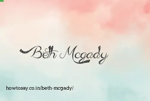 Beth Mcgady