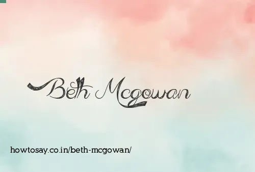 Beth Mcgowan