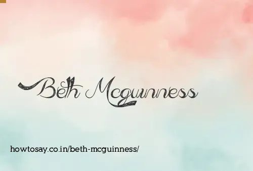 Beth Mcguinness