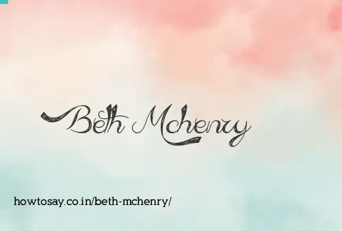 Beth Mchenry