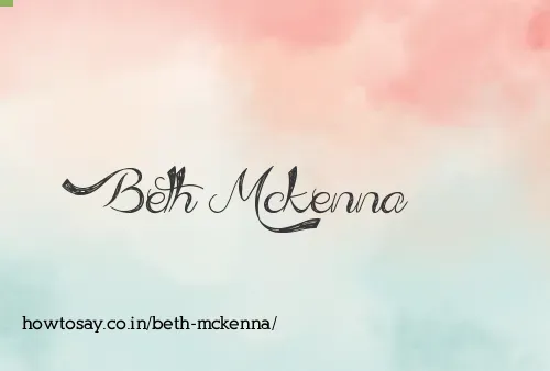Beth Mckenna