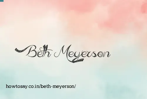 Beth Meyerson