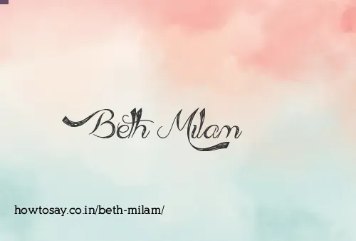 Beth Milam