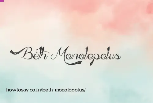 Beth Monolopolus