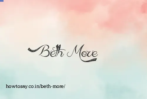 Beth More