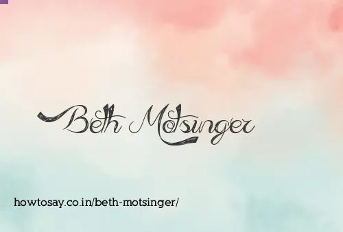 Beth Motsinger