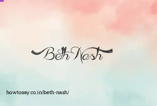 Beth Nash