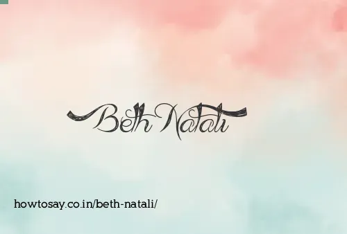 Beth Natali