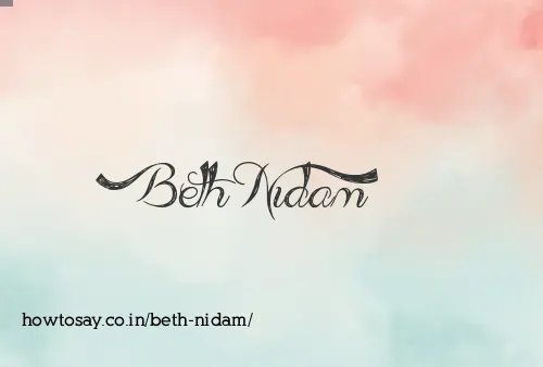 Beth Nidam