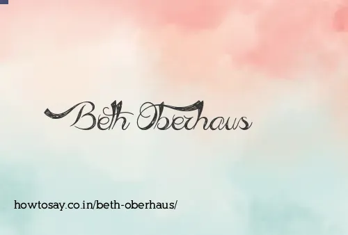 Beth Oberhaus