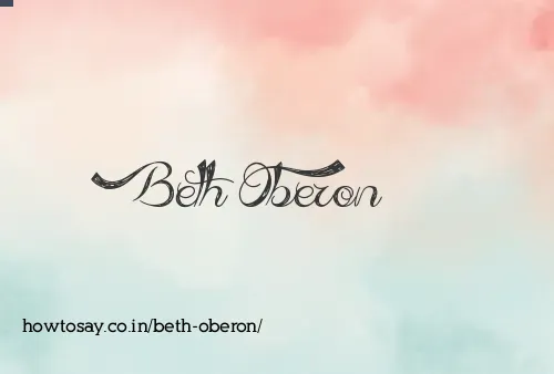 Beth Oberon