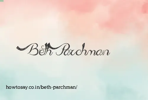 Beth Parchman