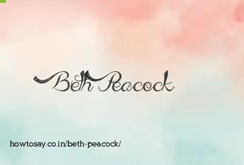 Beth Peacock