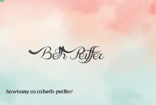 Beth Peiffer