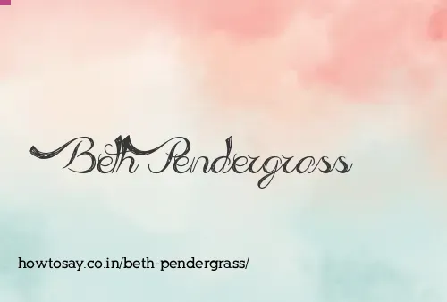 Beth Pendergrass