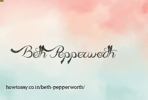 Beth Pepperworth