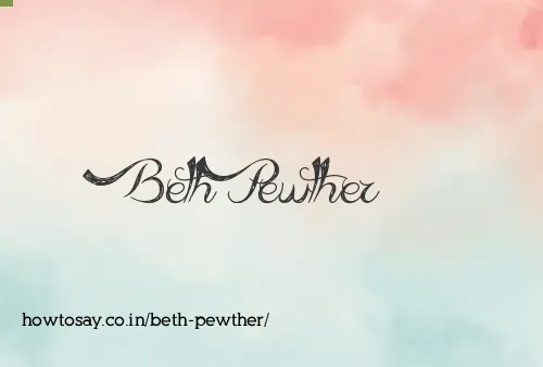 Beth Pewther