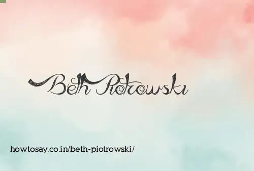 Beth Piotrowski