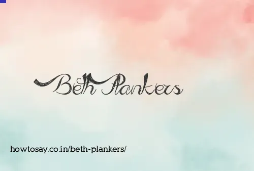Beth Plankers