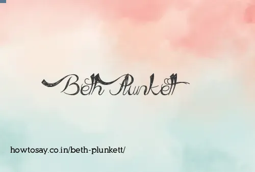 Beth Plunkett