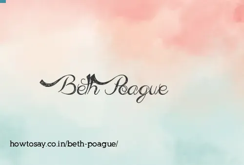 Beth Poague
