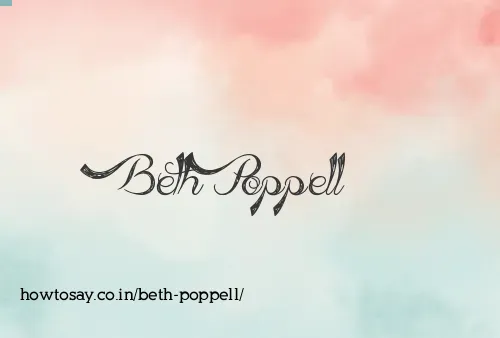 Beth Poppell