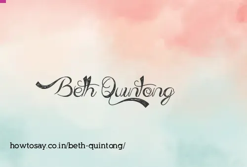 Beth Quintong