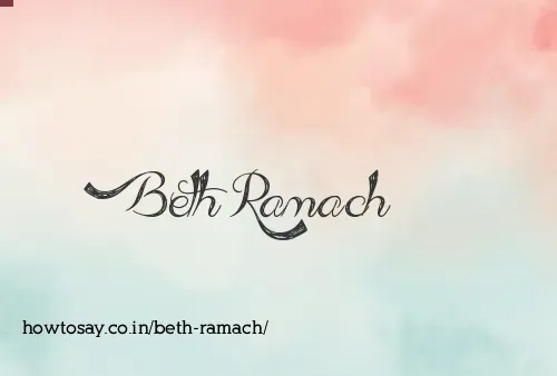 Beth Ramach