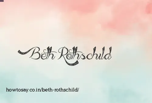 Beth Rothschild