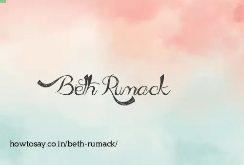 Beth Rumack