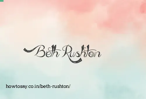 Beth Rushton