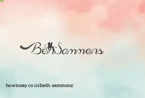 Beth Sammons