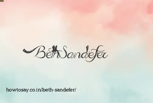 Beth Sandefer
