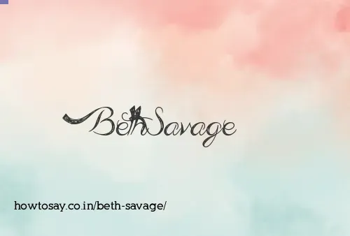 Beth Savage