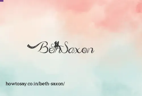Beth Saxon