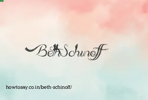 Beth Schinoff
