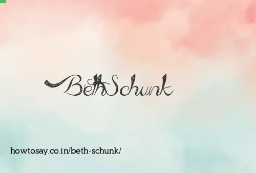 Beth Schunk