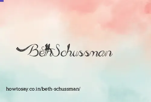Beth Schussman