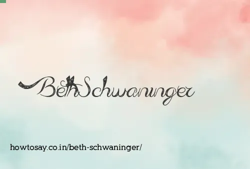 Beth Schwaninger