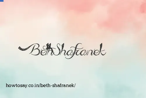 Beth Shafranek
