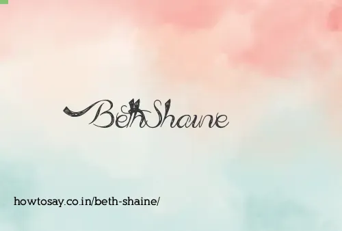 Beth Shaine
