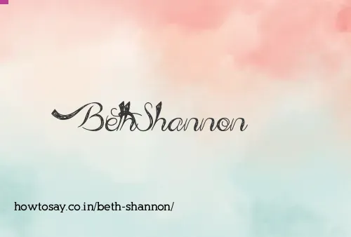 Beth Shannon
