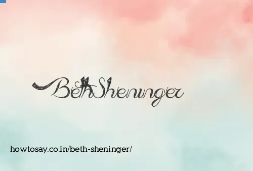Beth Sheninger