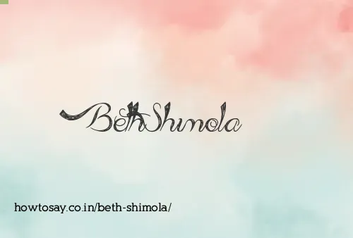 Beth Shimola