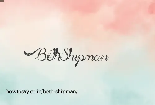 Beth Shipman