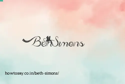 Beth Simons