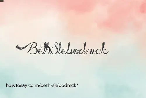 Beth Slebodnick